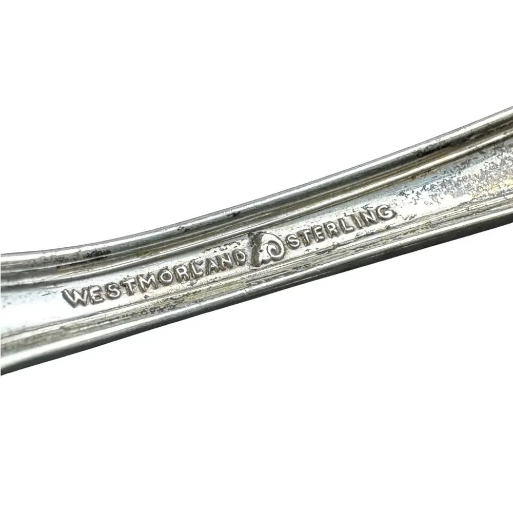 Qty 2 - Vintage 1940s Sterling Silver Lady Hilton By Westmorland Short Spoons